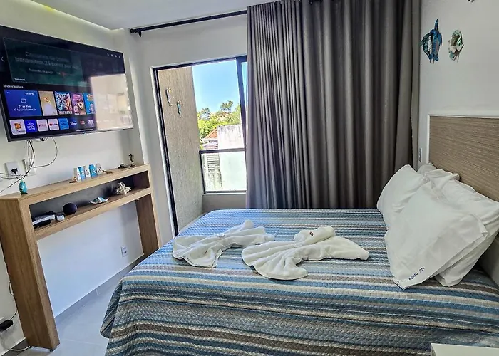VDP204 - Flat 100m da praia - piscina e sauna tecnológico By Oasis Ferias Pôrto das Galinhas